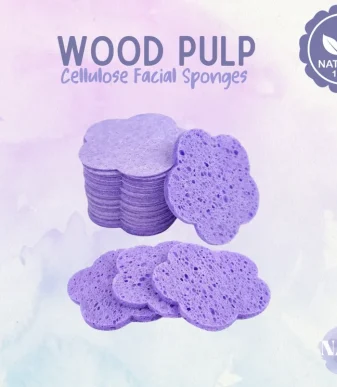 Wood Pulp Facial Sponges